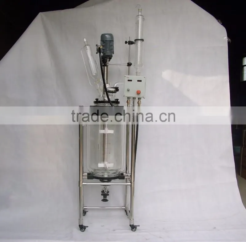 Explosion-proof Multi-function Jacketed Batch Glass Reactor