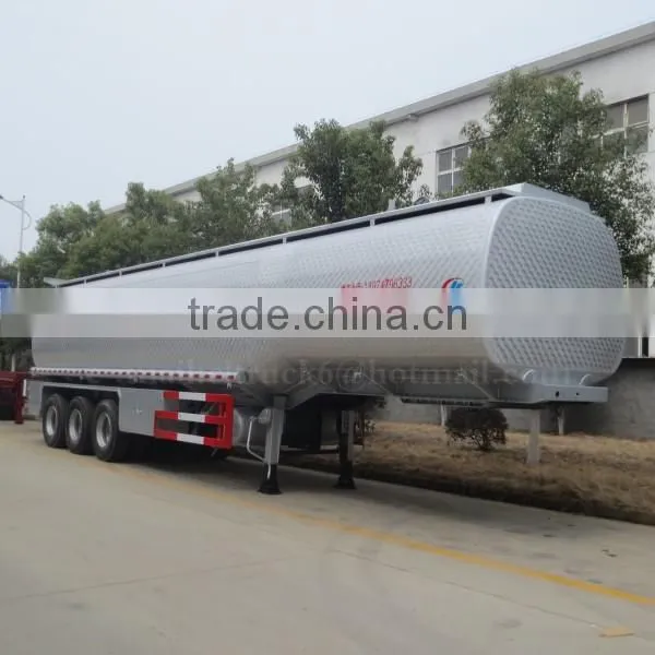 CLW 3 axles Aluminum Alloy oil tanker trailer 55000L