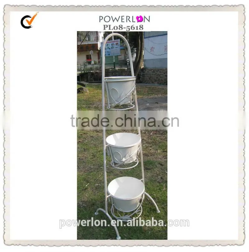 Classical shabby chic metal flower holder