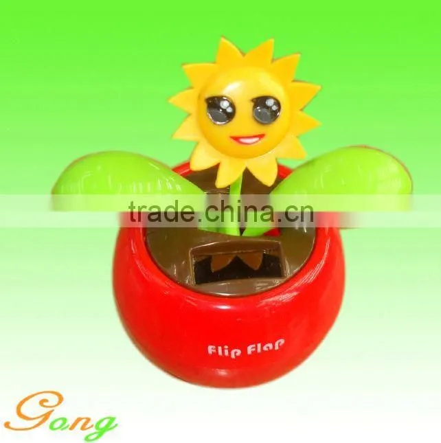 Wholesale Mini Cute Sunlight Shake Solar Toys Flower