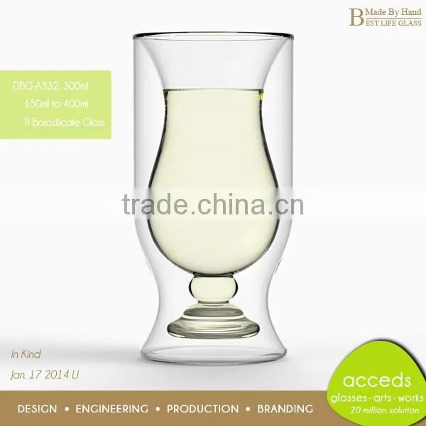 Heat Resistant Double Layer Drinking Glass