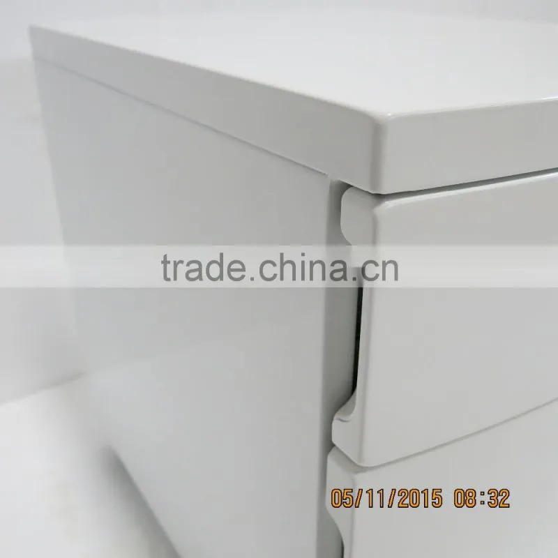 Hot Sale-Steel Cabochon Mobile Pedestal- Side Pull Handle