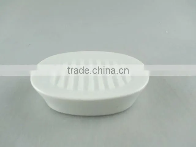 Oval ceramic toilet soap holder in stock