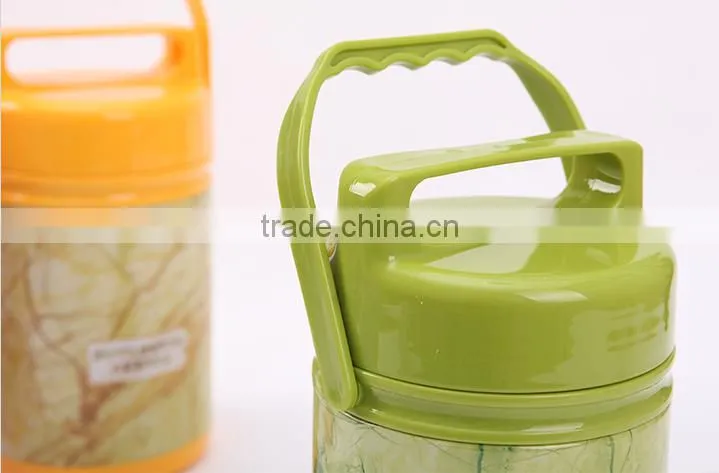 Wholesale stock small order With handle double layers all steel tankbento boxes