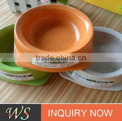 Eco-friendly Bamboo Fiber Dog Food Dishes & Water Bowls