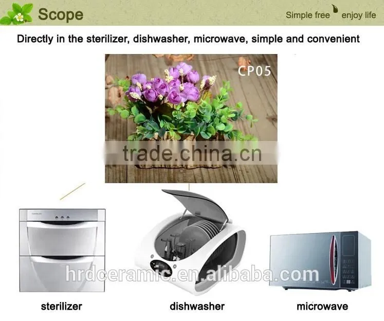 Outdoor cement plant pot for home and garden decoration