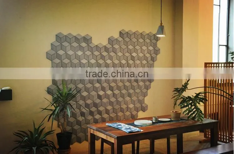 colorful cement tile tips dining room Asymmetrical concrete tiles