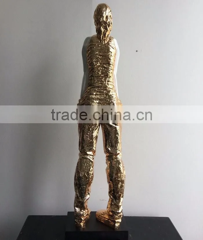 FRP girl character sculpture