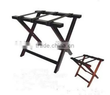 Hotel bedroom solid wood luggage rack