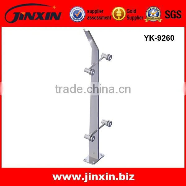 YK-9260 JINXIN balcony railing stainless glass from poland