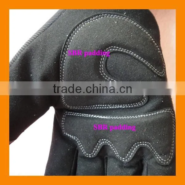 Heavy Duty TPR Knuckle Protection Anti-vibration Gloves