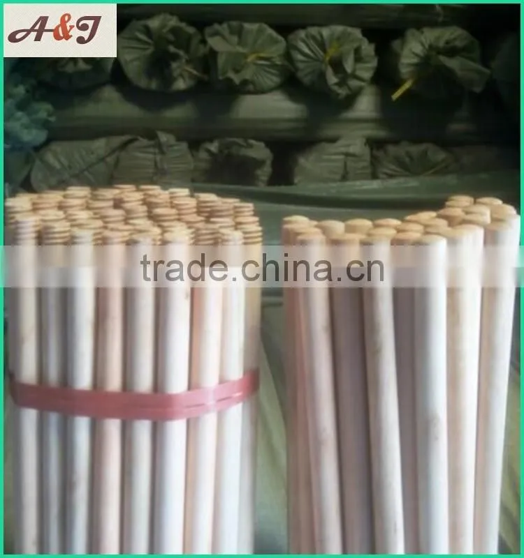 natural wooden handle for broom, wooden broom stick, brush handle