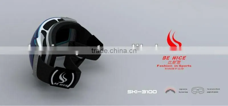 new design fashion wide lens stylish snow goggles