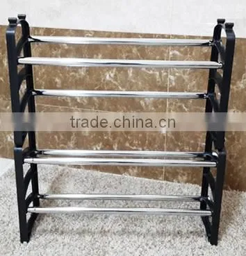 2 tier expandable plastic shoe rack