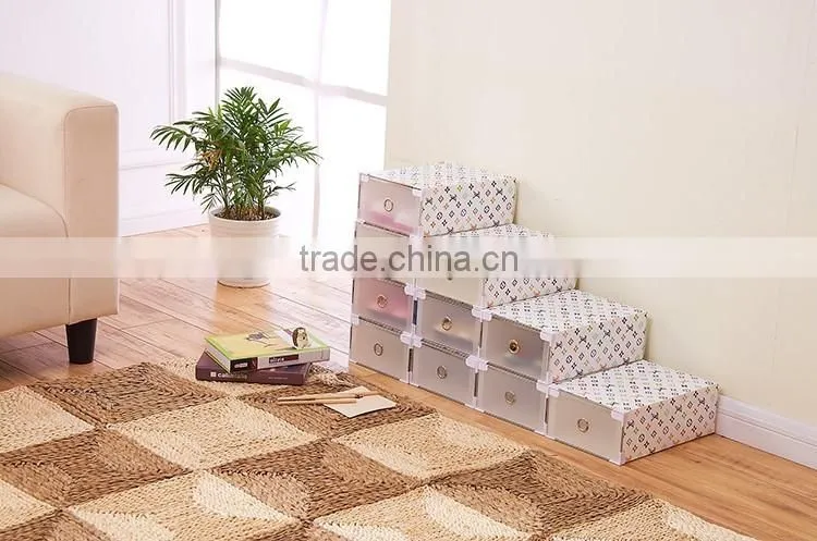 Wen's Clear Solid Plastic Shoe Box
