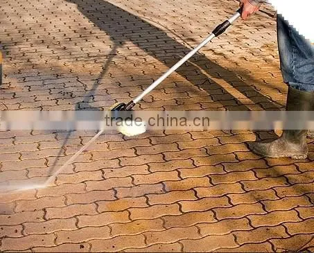Telescopic water flow car brush