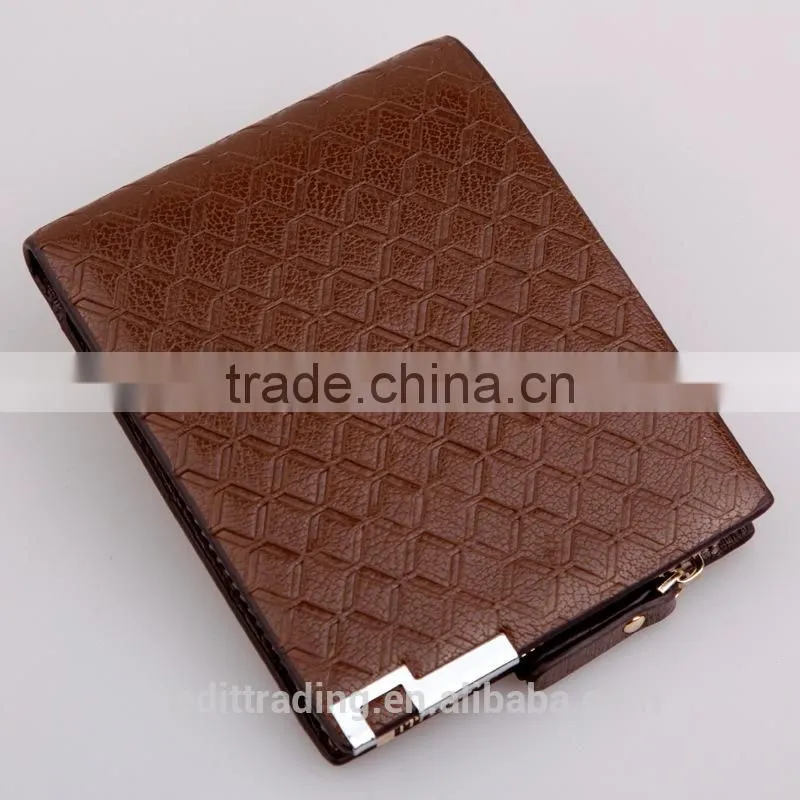 high quality leather money clip or man travel wallet