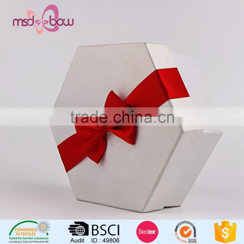 chocolate gift wrapping bows with band for festiveal gift box