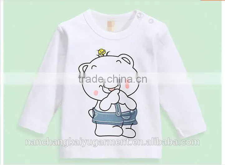wholesale cartoon print cotton T shirt for boy kids
