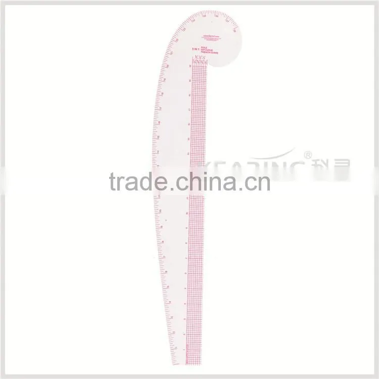Kearing flexible plastic french curve for clothing making # 6503