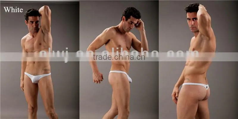90 polyamide + 10% spandex thong hot selling sexy men thong 1001-DK WJ seamless thong