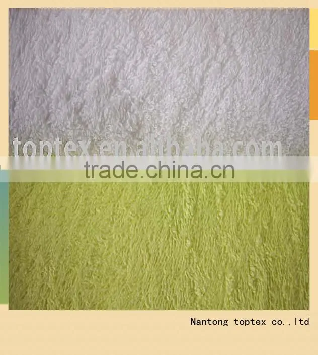 cotton dyed terry towel fabric
