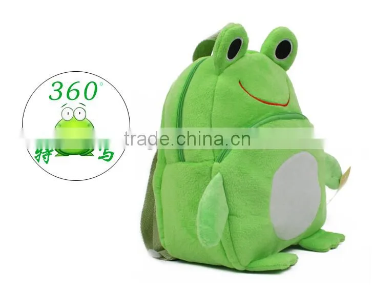 Wholesale children school bag Green Frog kids school backpack
