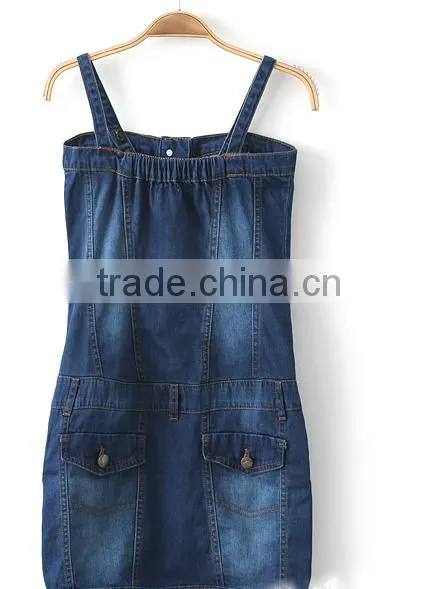 2016 vest dress slim fit bull-puncher skirt show thin package buttocks