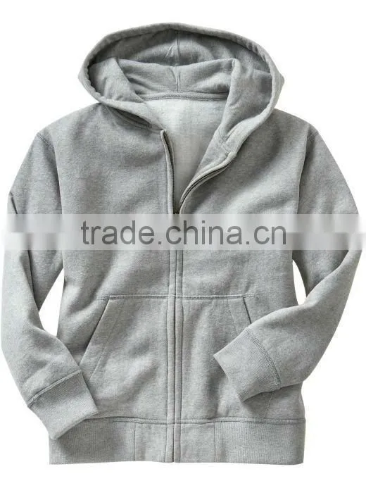 CHILDREN PRINTED ZIP UP HOODY WITH CONTRAST INNER LINING