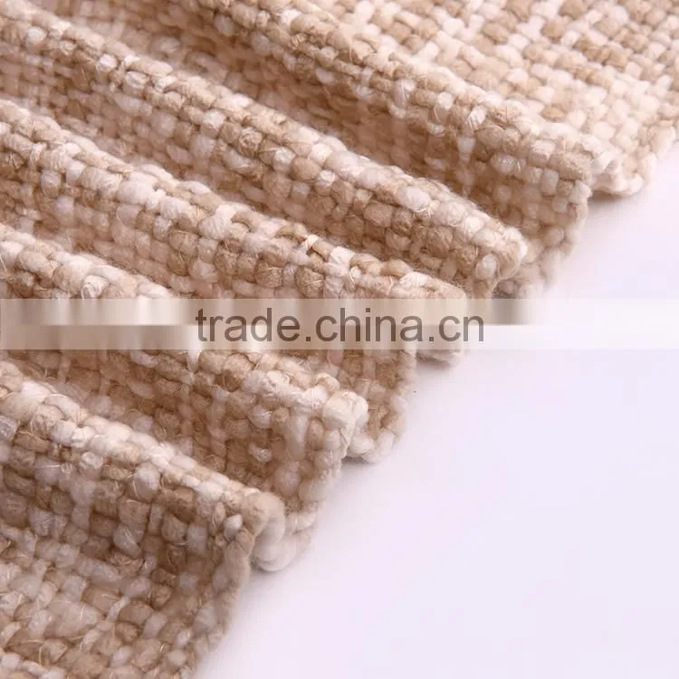 China supplier soft 100% acrylic throw blankets with tassels