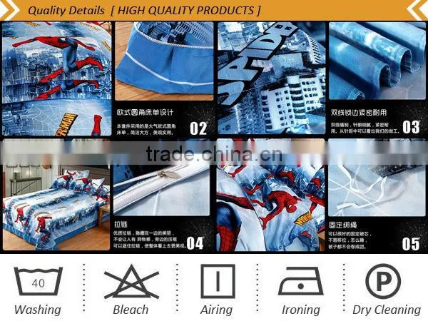 Custom Digital Transfer Printing Cotton 3D Bedding Set