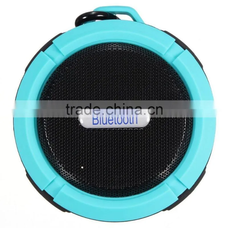 Waterproof and Shockproof Bluetooth Wireless FM Stereo Speaker For iPhone SmartPhone Tablet PC