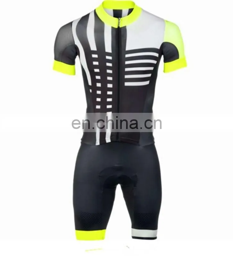 High quality moisture absorption custom triathlon cycling wear