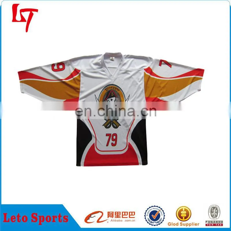 Color block Men's Ice Hockey Jersey /Sublimation Ice Hockey Sports Wear