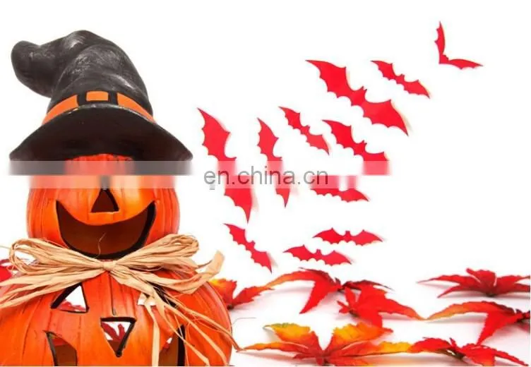 3D Halloween Theme Bats Window/Wall Sticker Halloween Decoration Home Decoration