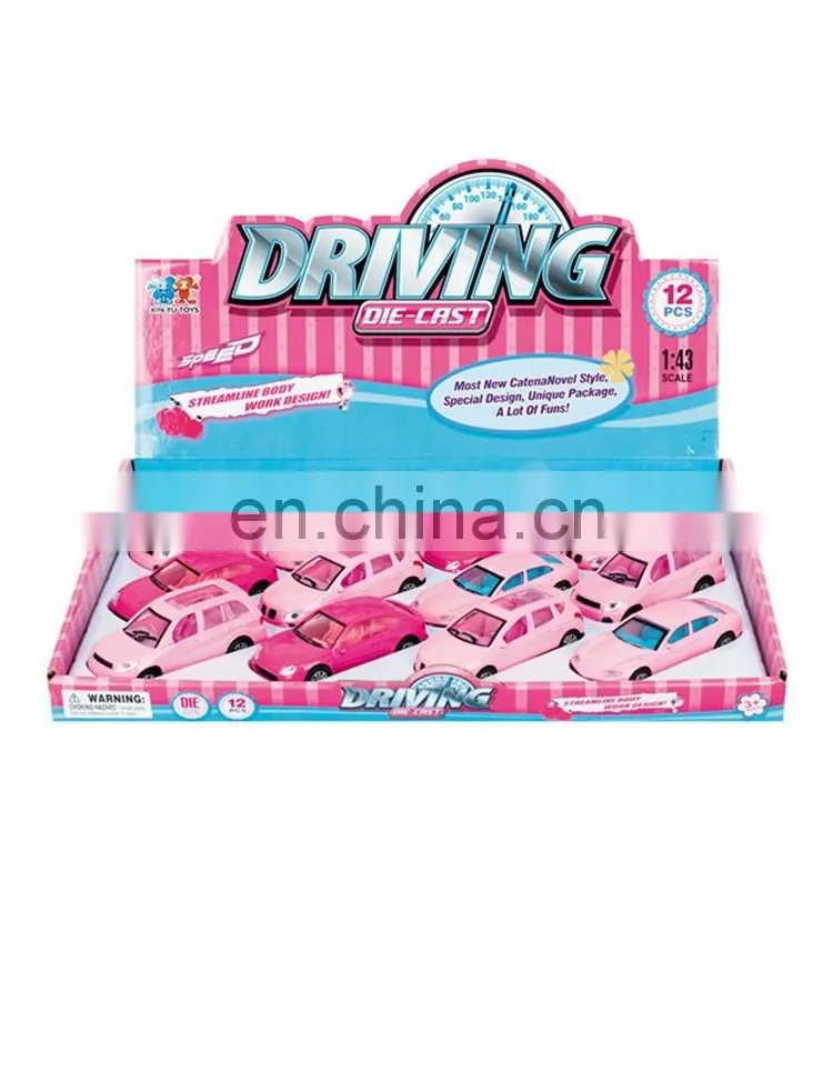 Die cast car for sale 1:43 pull back die cast car Barbie Pull back Metal car