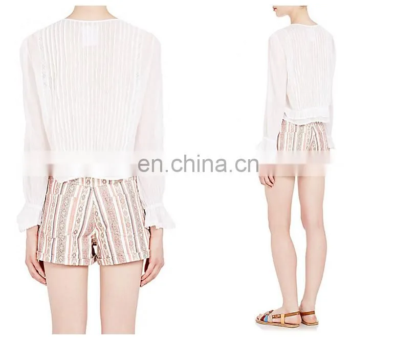 New fashion lady softtextile pant formal shirt style