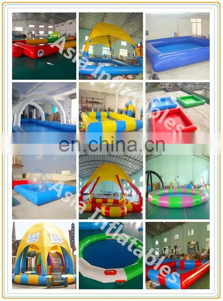 Square Floating Inflatable Boat Swimming Pool / Inflatable Swimming Pool