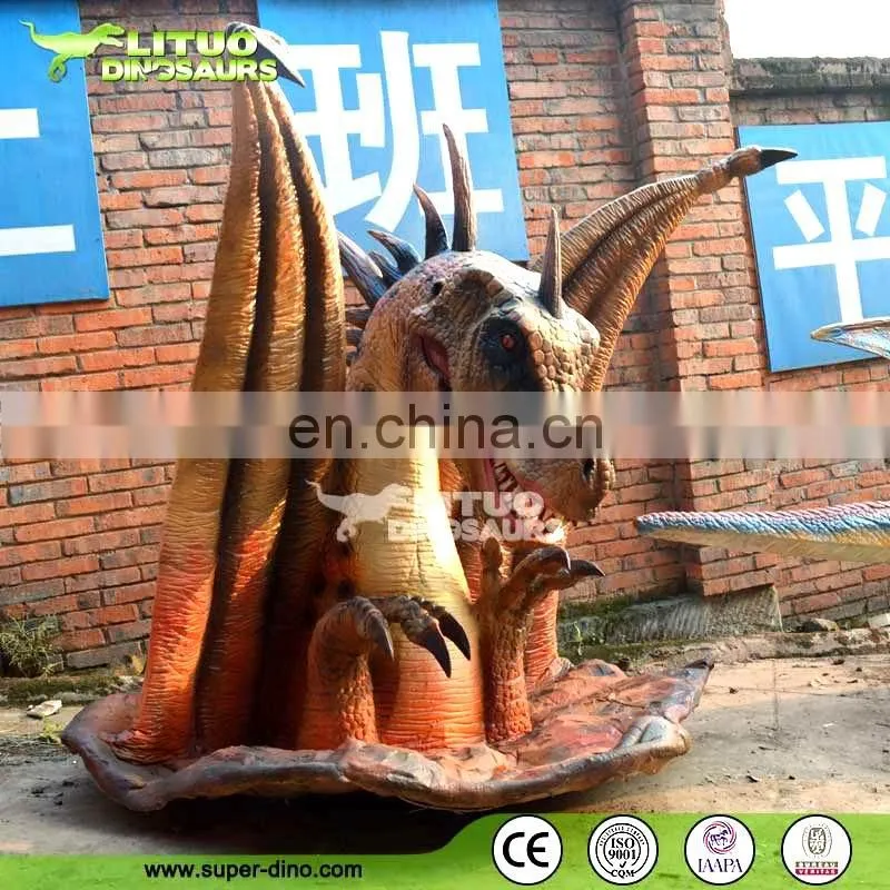 Robotic Life Size Dragon for Amusement