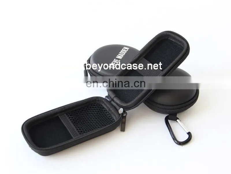 Handsfree Earset Case, Zippered Earbud Case, EVA Earphone hard Case