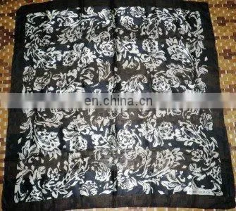 2015 new design high quality floral printing ladies' fashion chiffon hijab for small MOQ