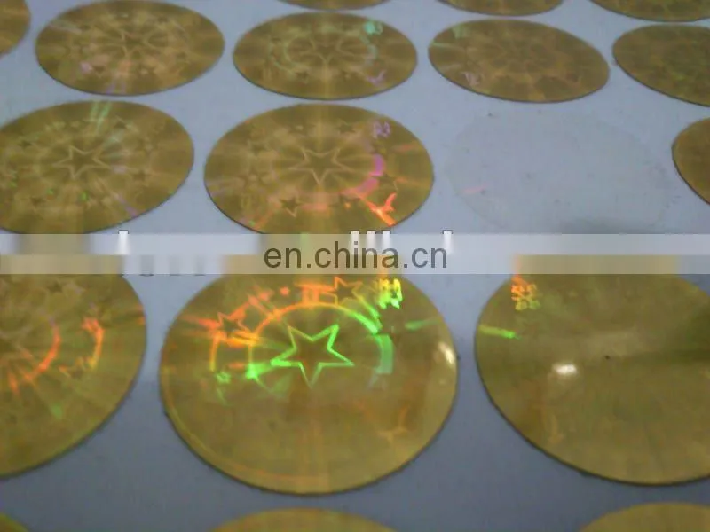 New Arrival! Promotional cheap adhesive laser stickers