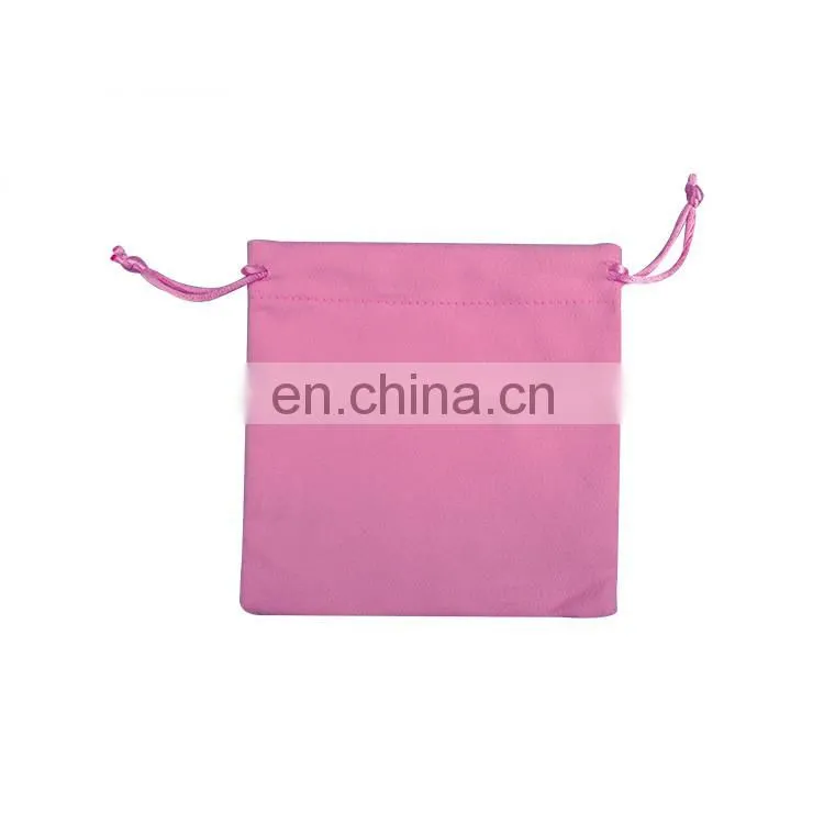 alibaba online microfiber custom brand accessory pouch
