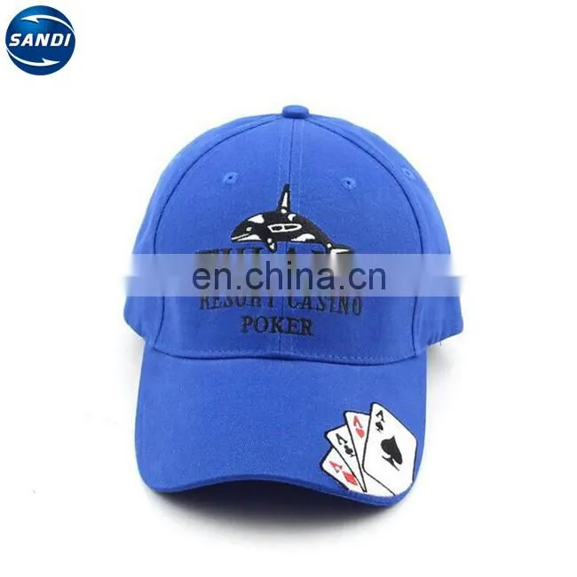 Promotional custom embroidery LOGO 6 panel baseball sport hat