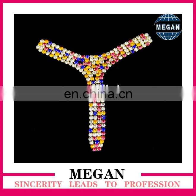 wholesale lastest bikini rhinestone connector in bulk