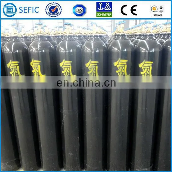 Best Selling TPED Certificate EN ISO9809-1 25E Valve Seamless Steel 50L Nitrogen Cylinder with 99.99% Purity