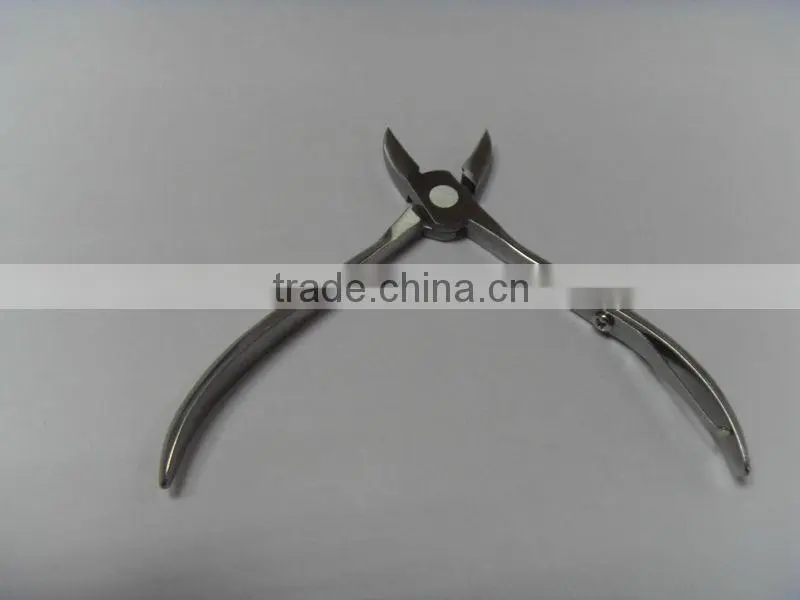 Profession Stainless Steel Nail Manicure Cuticle Nipper with Double Springs, retail