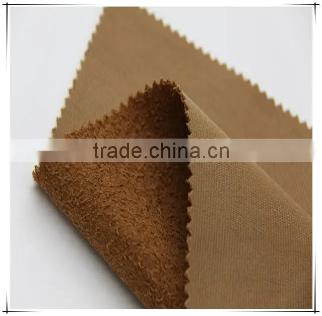100%Polyester Pu Coating Fabric nylon flock powder