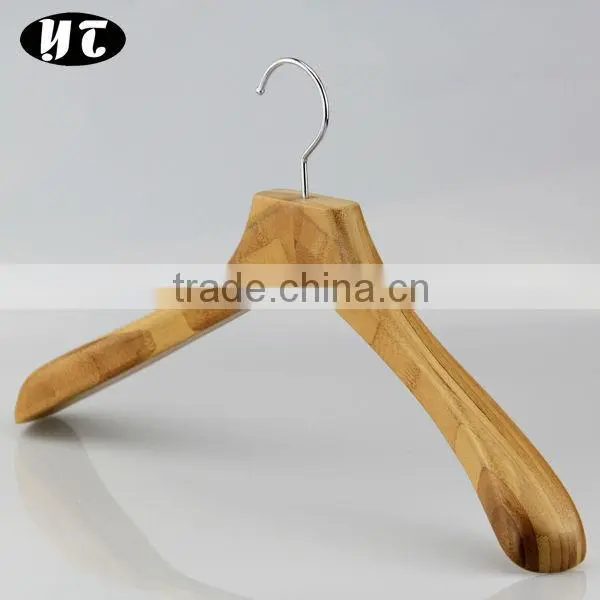 HA554 luxury wide bamboo coat hanger