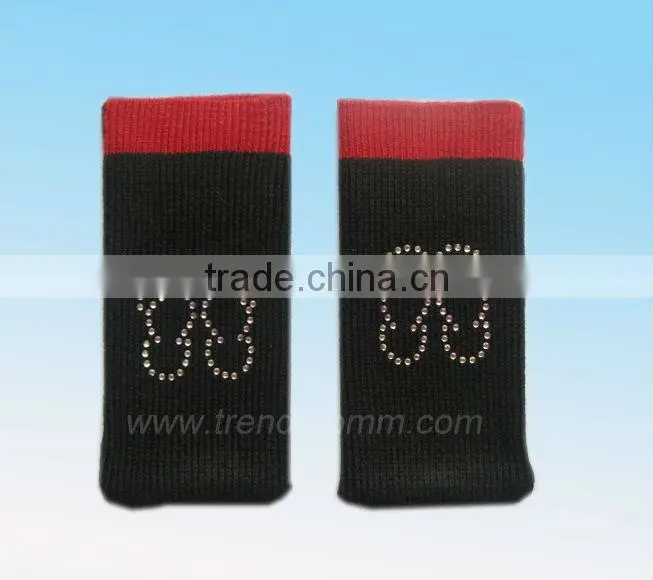 New product knitted mobile phone sock case